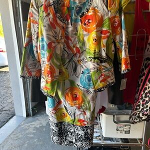 Peter Nygard Multicolor Swirl Dress